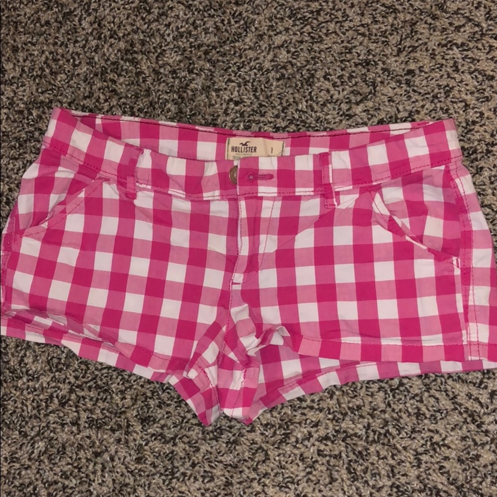 Pink Hollister shorts